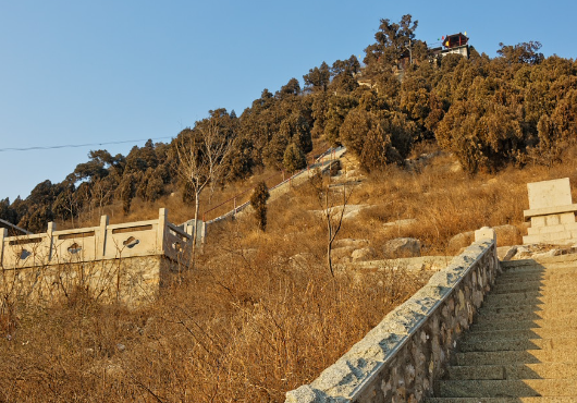 为保护和重修山顶千年古迹,村民自发捐款历12年修成这登山道!