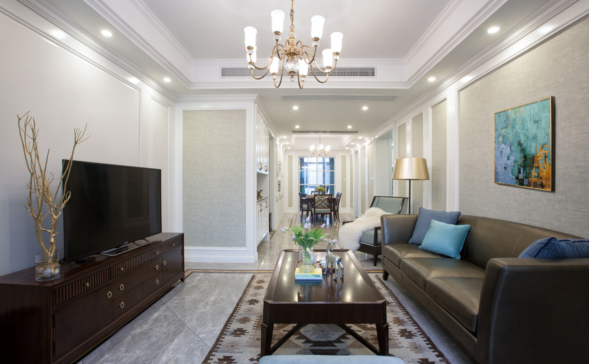 160平米的房这样装修好看100倍,现代简约风格惊艳众人!-天元世家装修