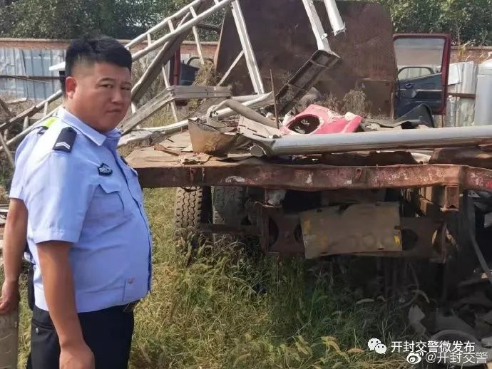 杞县交警大队严密摸排 成功追缴一辆逾期未检验重型货车