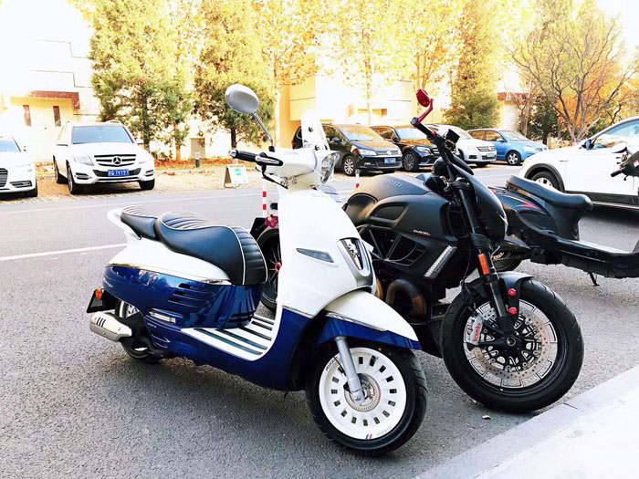 标致姜戈150提车,落地2.3万,堪称"最贵gy6踏板车"