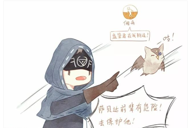 第五人格漫画:先知的役鸟抗揍能力超强,杰克:想抱奈布太难了