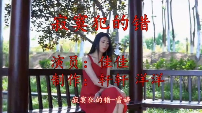 [图]歌手雷婷《寂寞犯的错》，惊艳全场，经典影视歌曲