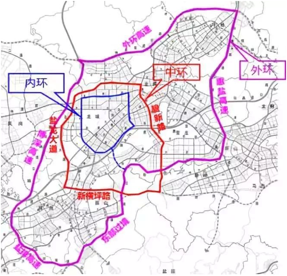 龙岗中心城地图明细图片