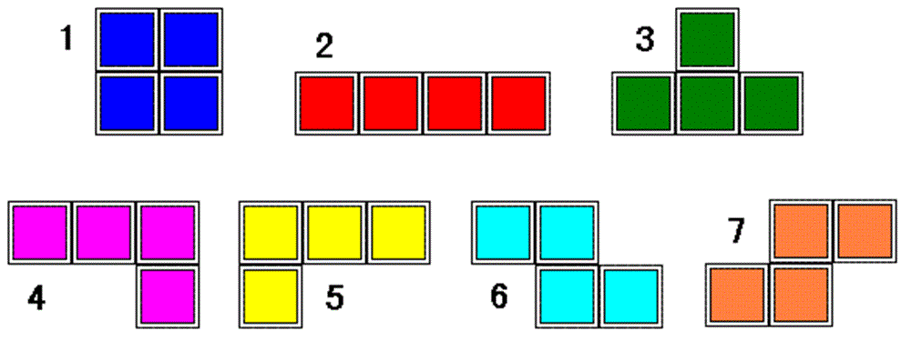 俄罗斯方块基本图形图片