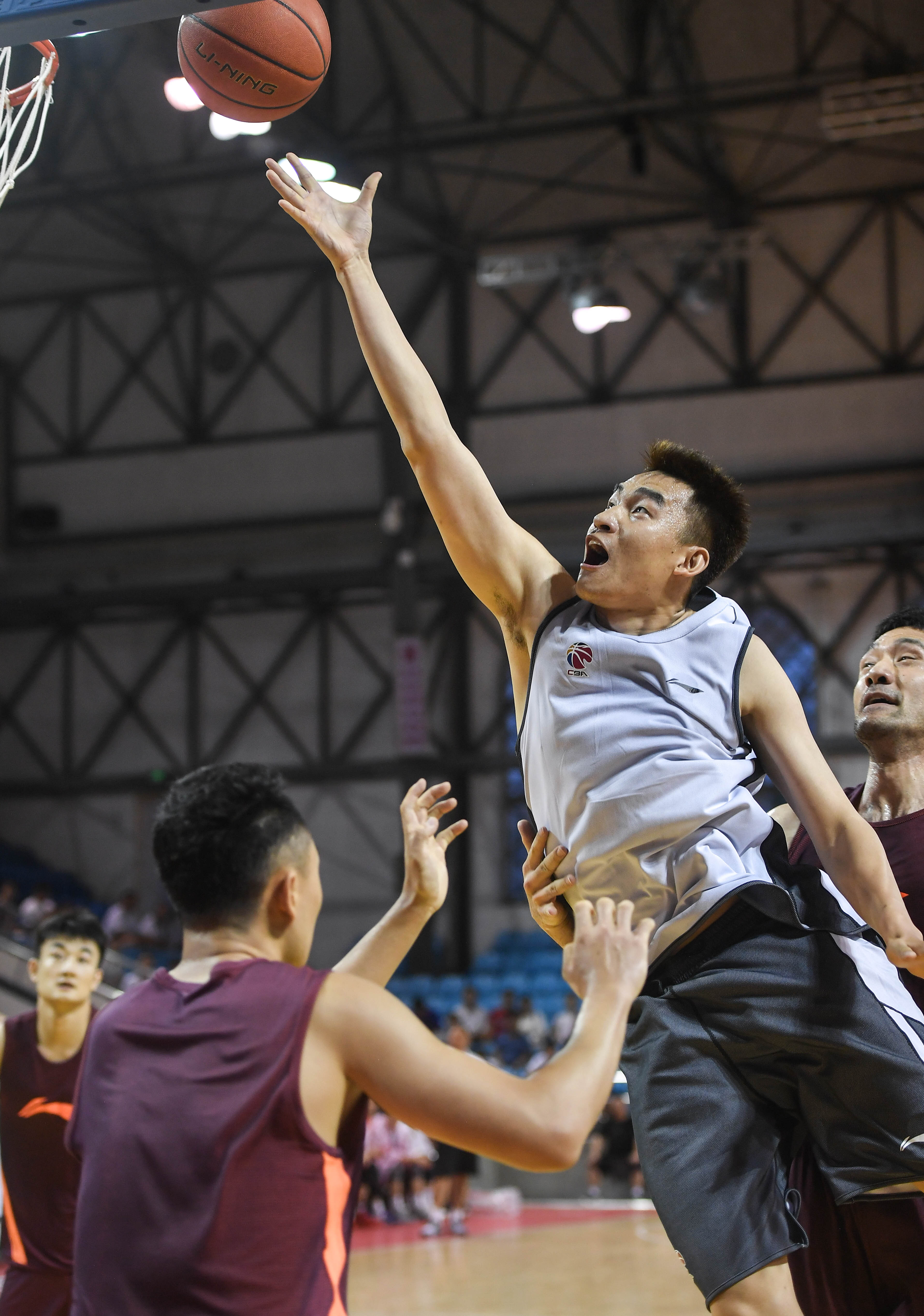 篮球——热身赛:吉林九台农商银行胜辽宁本钢(3)