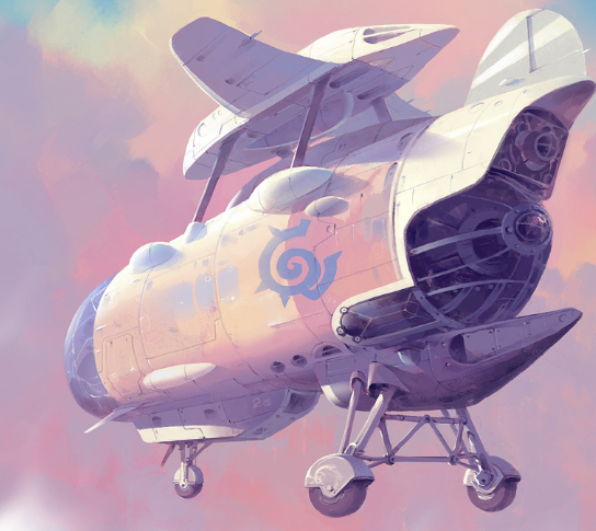 美图素材:见过水彩涂飞机插画集吗?