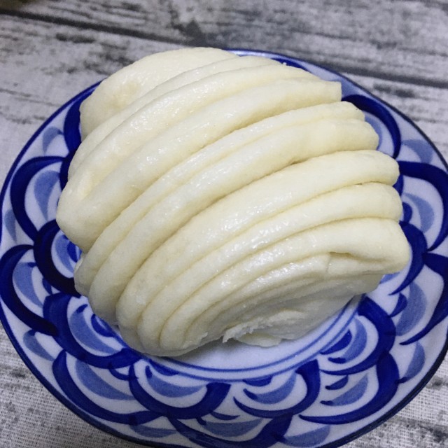 大米白面花卷,暄软好吃