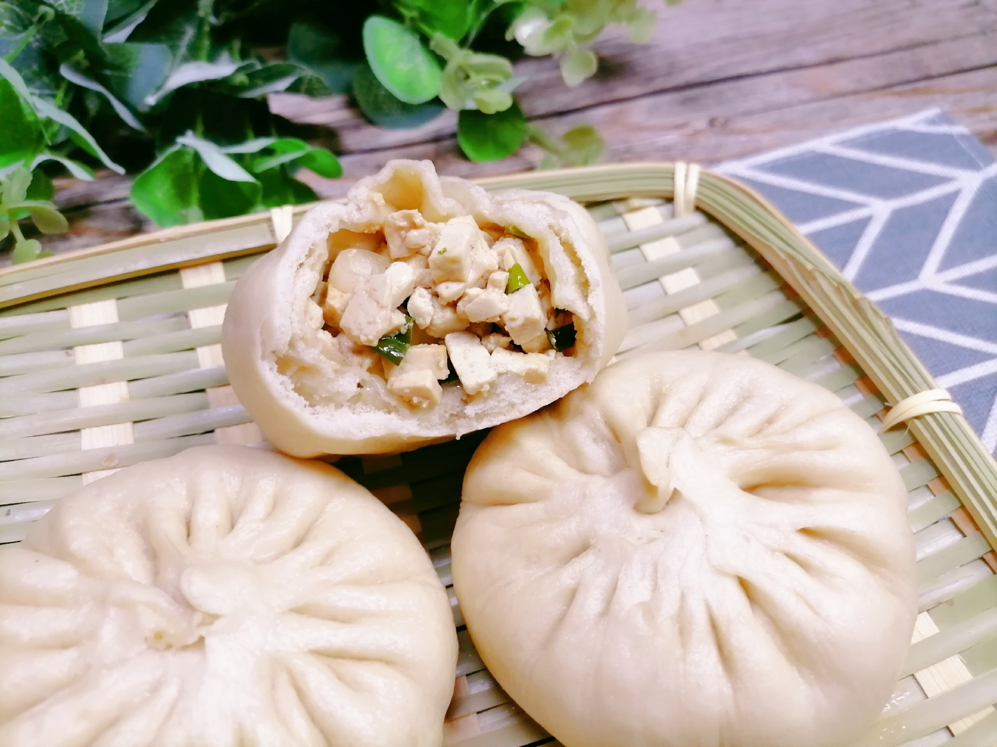 豆腐馅包子原来这么好吃,松软鲜美不油腻,附包子冷冻保存方法