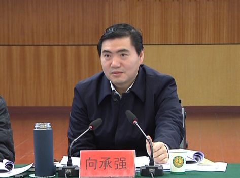 向承强主持召开县委理论学习中心组集中学习研讨会