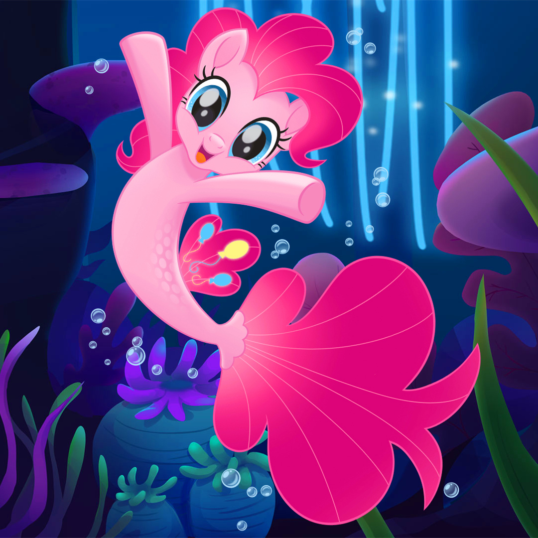 小马宝莉:海底世界的美人鱼小马像爱丽儿一样!
