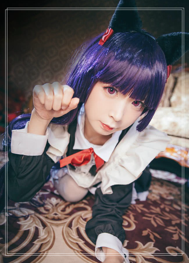 cos:黑猫五更琉璃一套可爱装扮