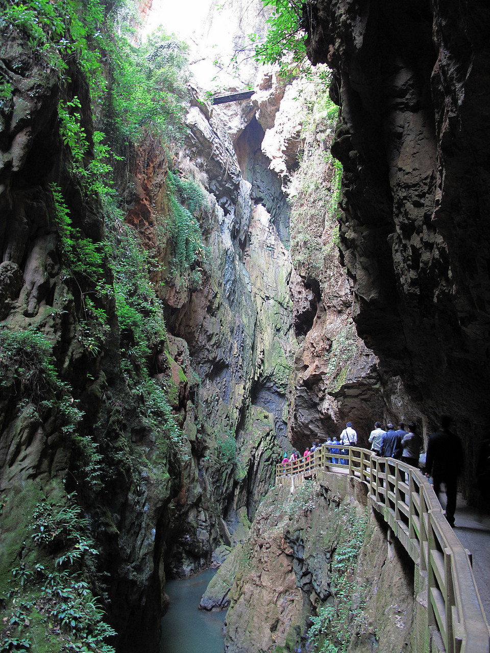 青田石门洞景区图片