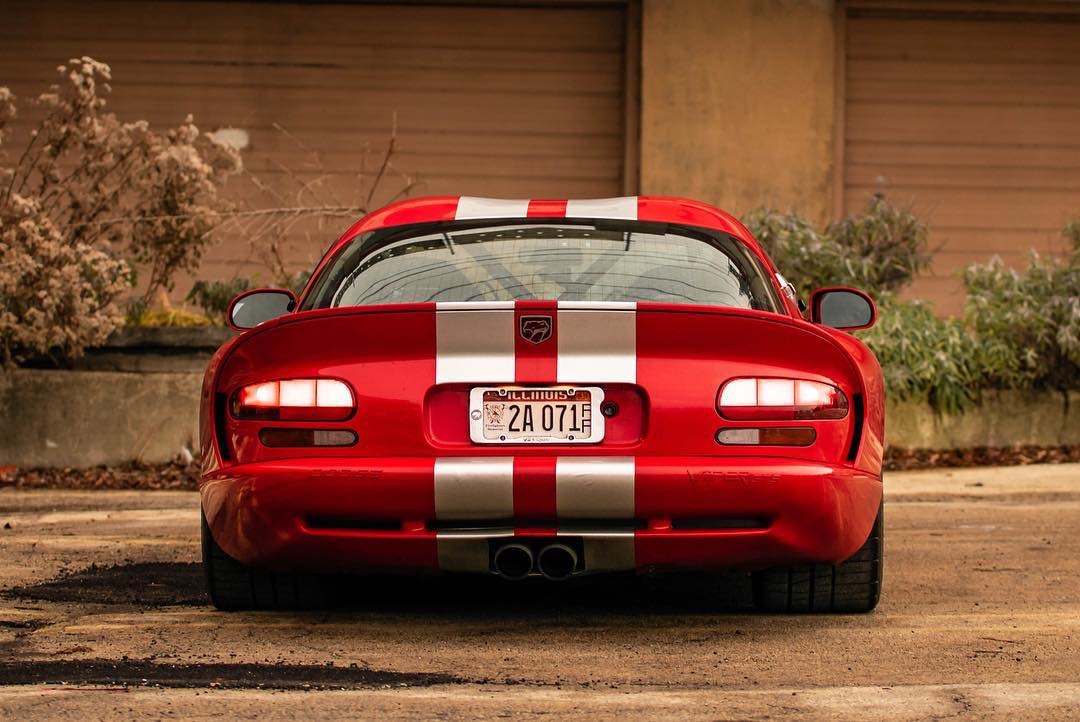 1999年款道奇viper acr,配上bbs轮毂有点帅
