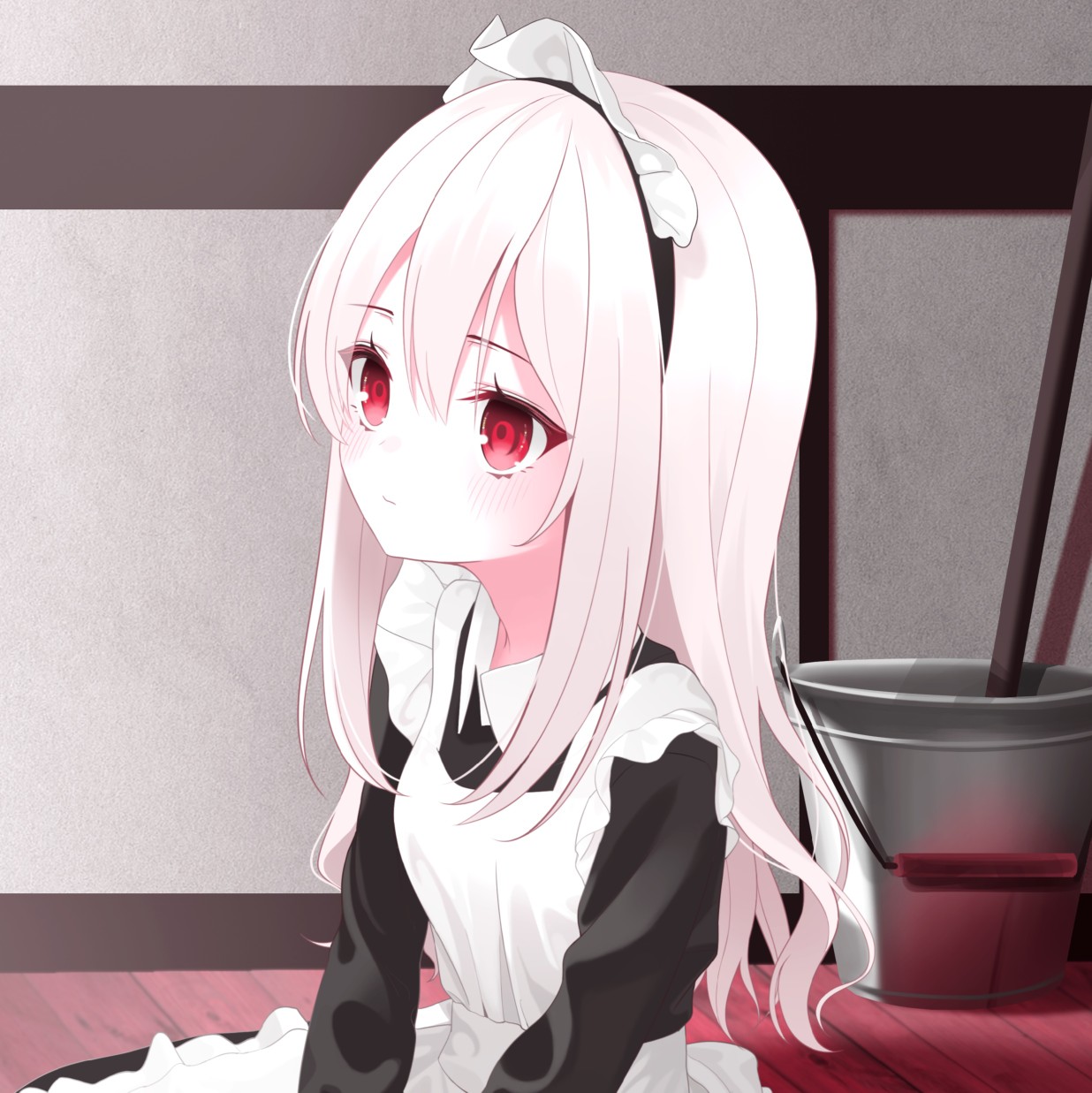 动漫头像:少女红瞳头像分享,二次元中最受欢迎的瞳色之一