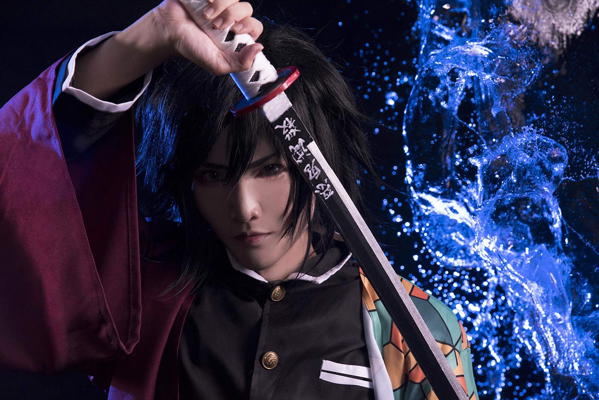 「鬼灭之刃」富冈义勇cos,网友:你没有被讨厌