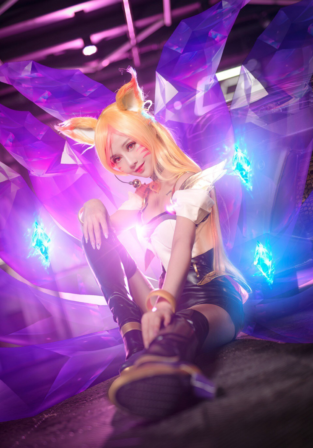 阿狸出镜 : 露儿大魔王 摄影:mirrorstudio风牙            办展的不