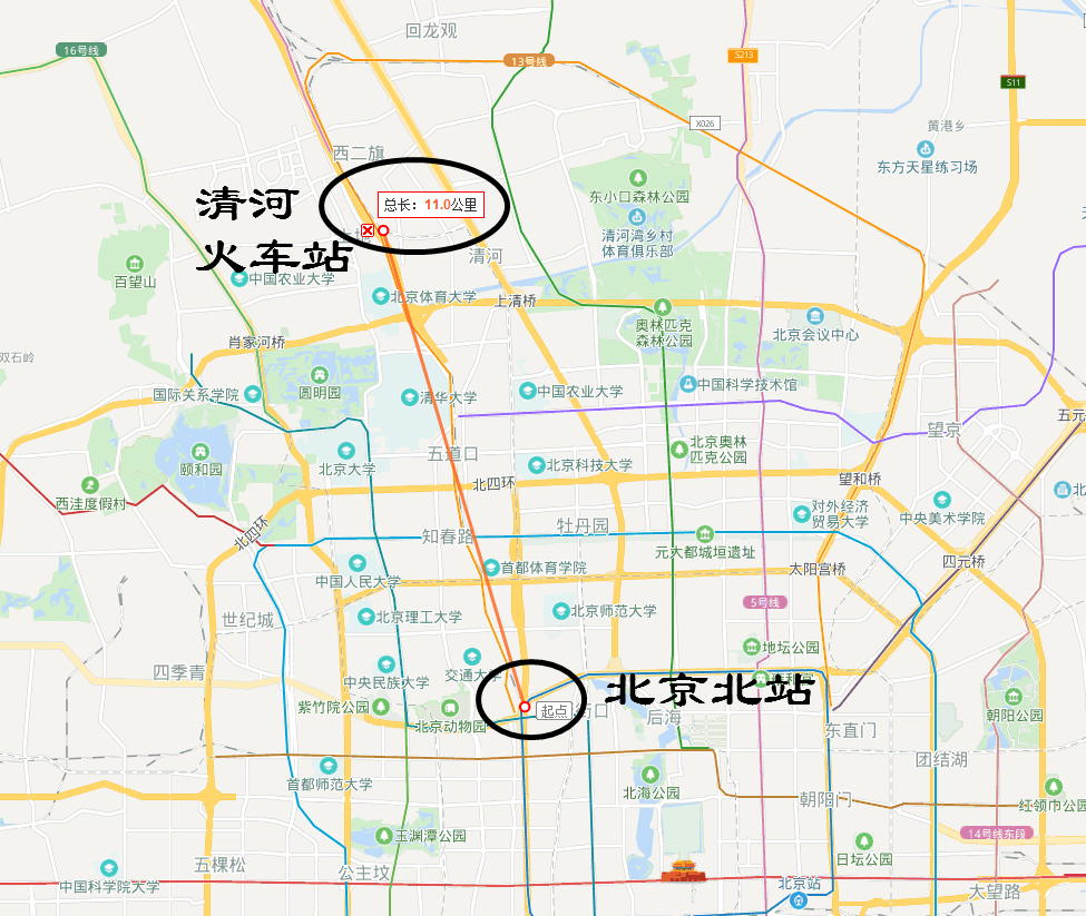 京张高铁,清河火车站和北京北站完成后,北京铁路网络将趋于完美