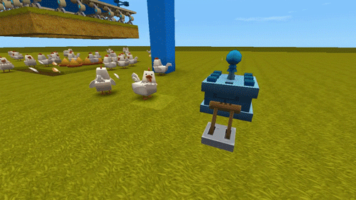 迷你世界:升级"天牢捕鸡陷阱",贪吃的小鸡太傻,远程遥控落网