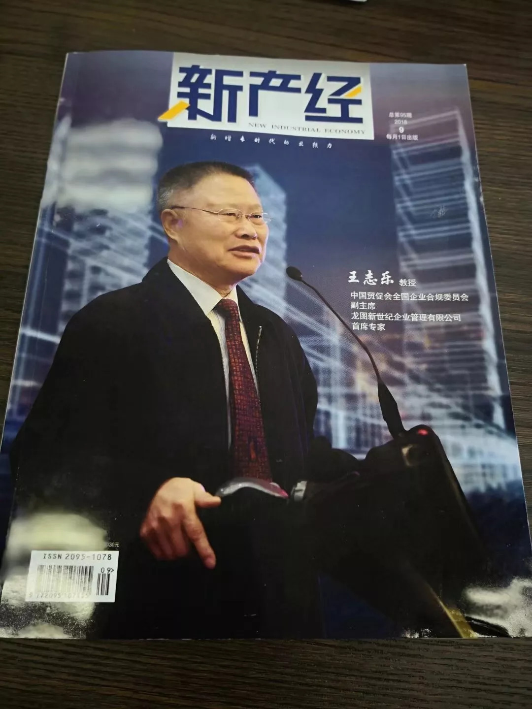 新产经杂志刊发龙图新世纪首席专家王志乐教授署名文章