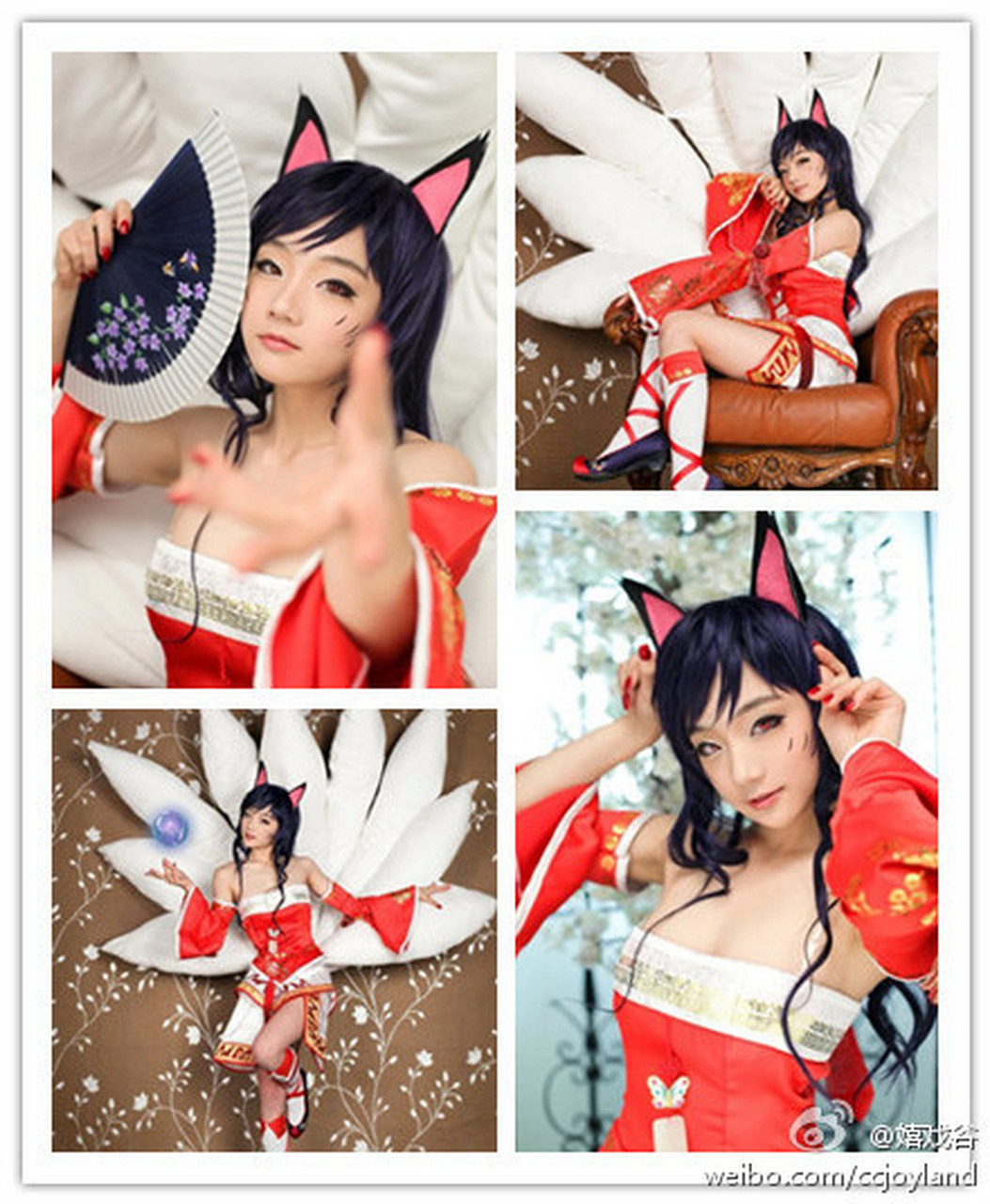 杭州cosplay文化节##cos秀#螺旋猫《英雄联盟》九尾狐阿狸.