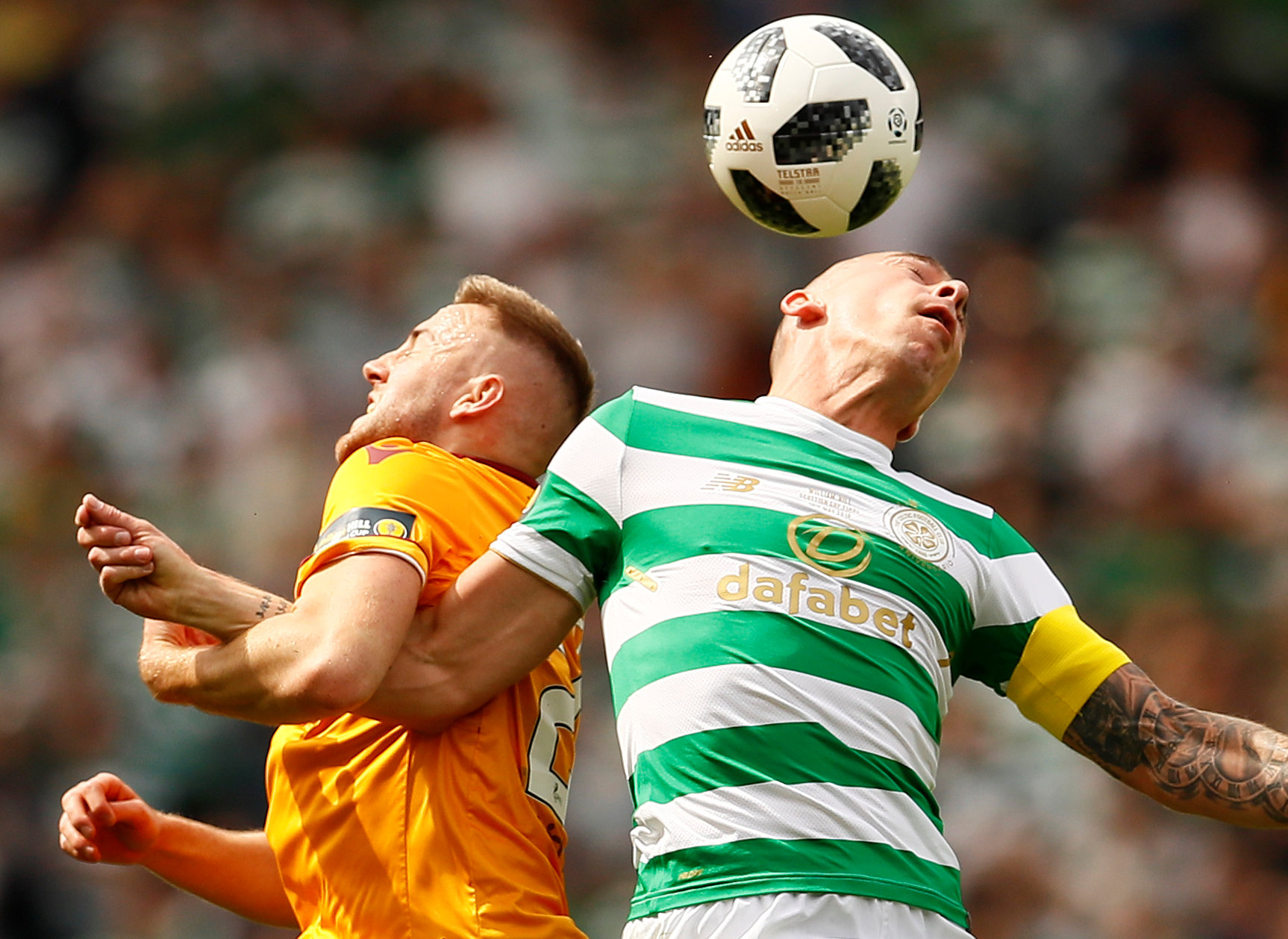 足球——苏格兰杯:凯尔特人夺冠(1)