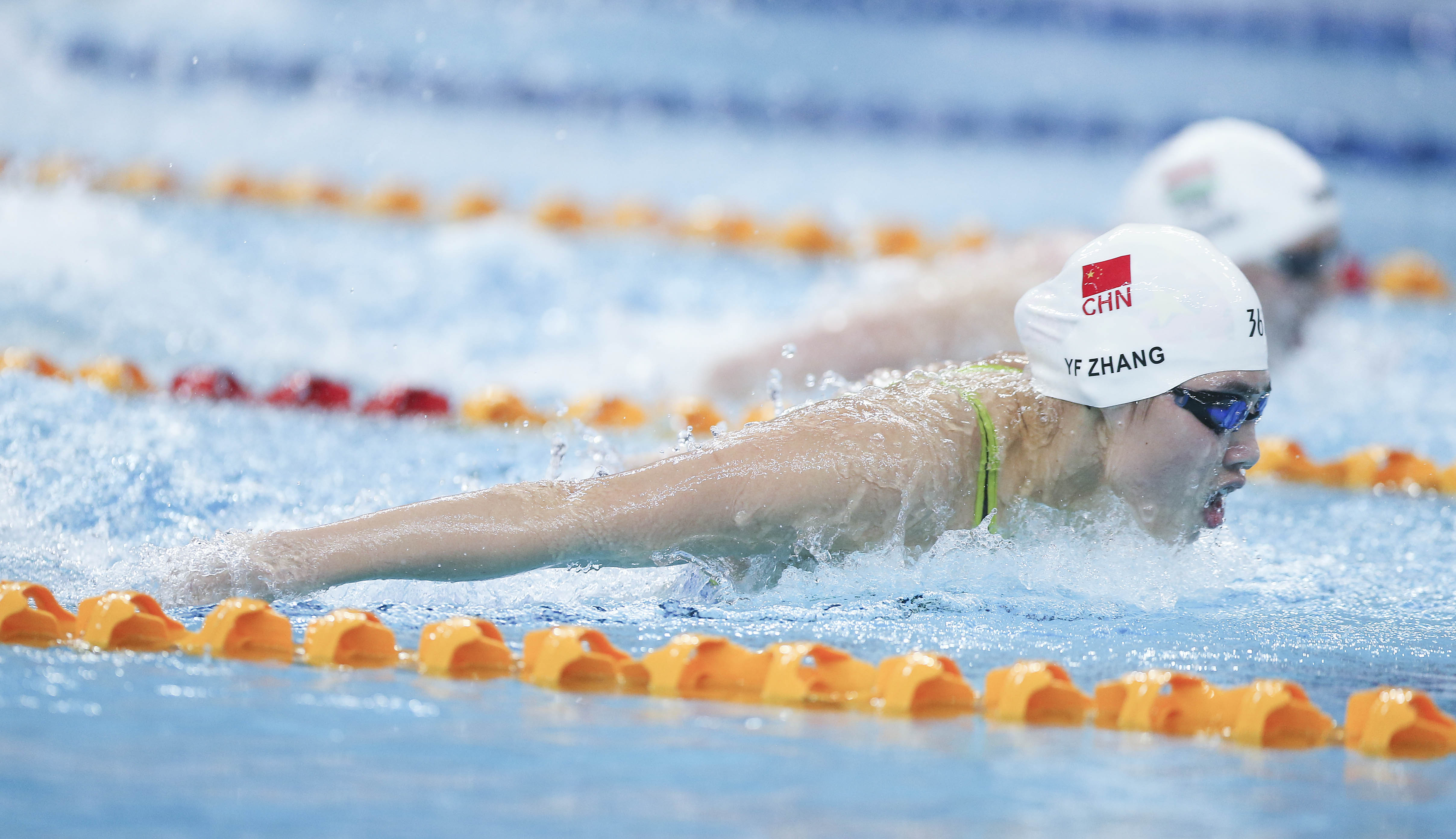 游泳——短池世界杯北京站:张雨霏获女子200米蝶泳亚军