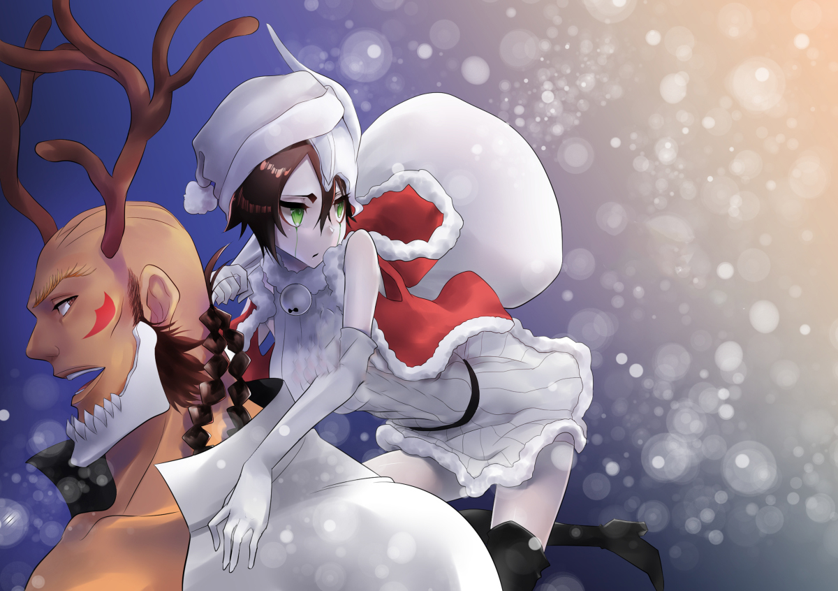 死神:小乌娘化后果然很美,就是搭档牙密出戏,有美女野兽的意思