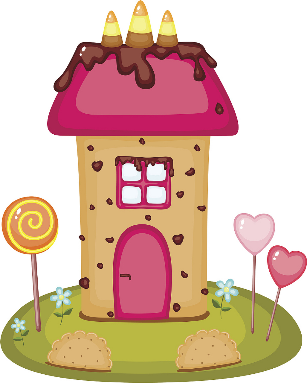 以下是画蛋糕房子的简单步骤:  1.