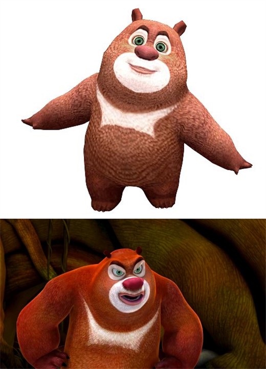 熊出没角色小时候和长大后的对比,光头强这些年经历了什么?