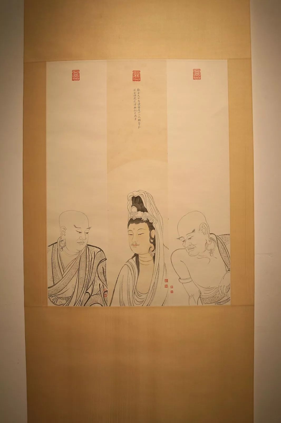 "盛世佛光 重彩大乘"佛画展在沪开展《弥勒说法图》首次展出