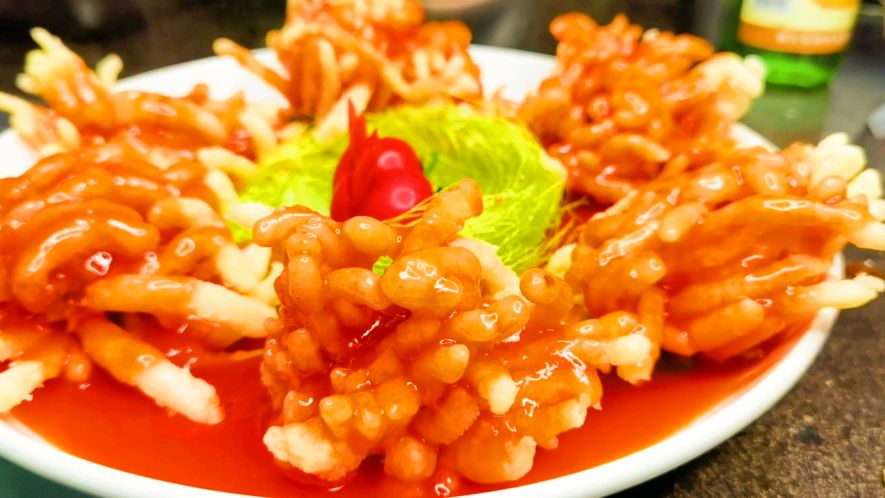 大厨教你比赛获得金奖牌“菊花鱼”的做法简单好学家里也可以做