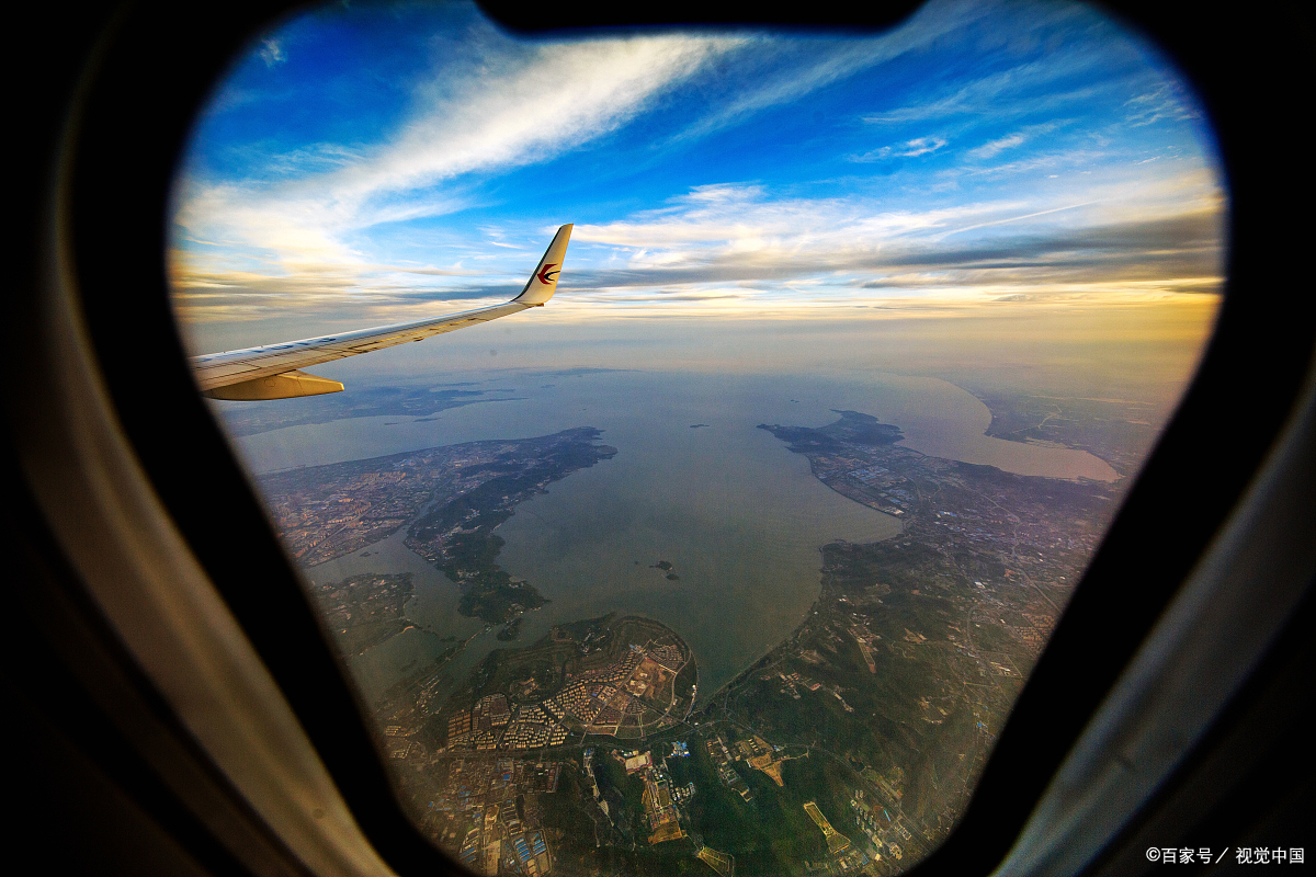 飞机看风景最佳位置图片