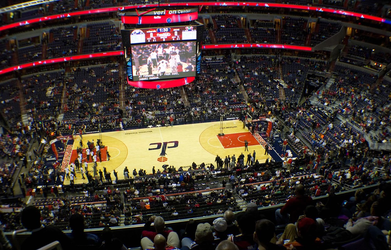 nba奇才队主场球馆将斥资1500万美金升级led显示屏