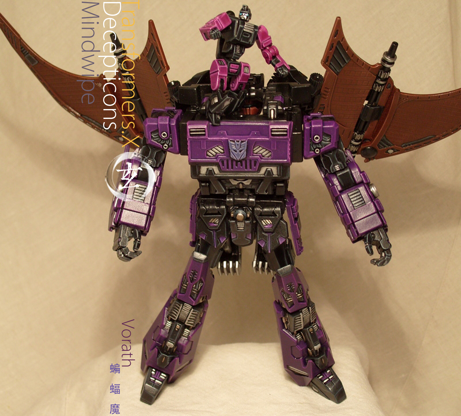 变形金刚g1头领战士霸天虎:蝙蝠魔 重涂