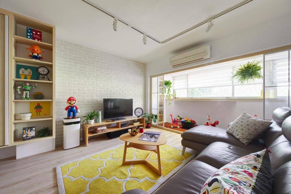 北欧风格电视墙,这样设计温暖你的家!