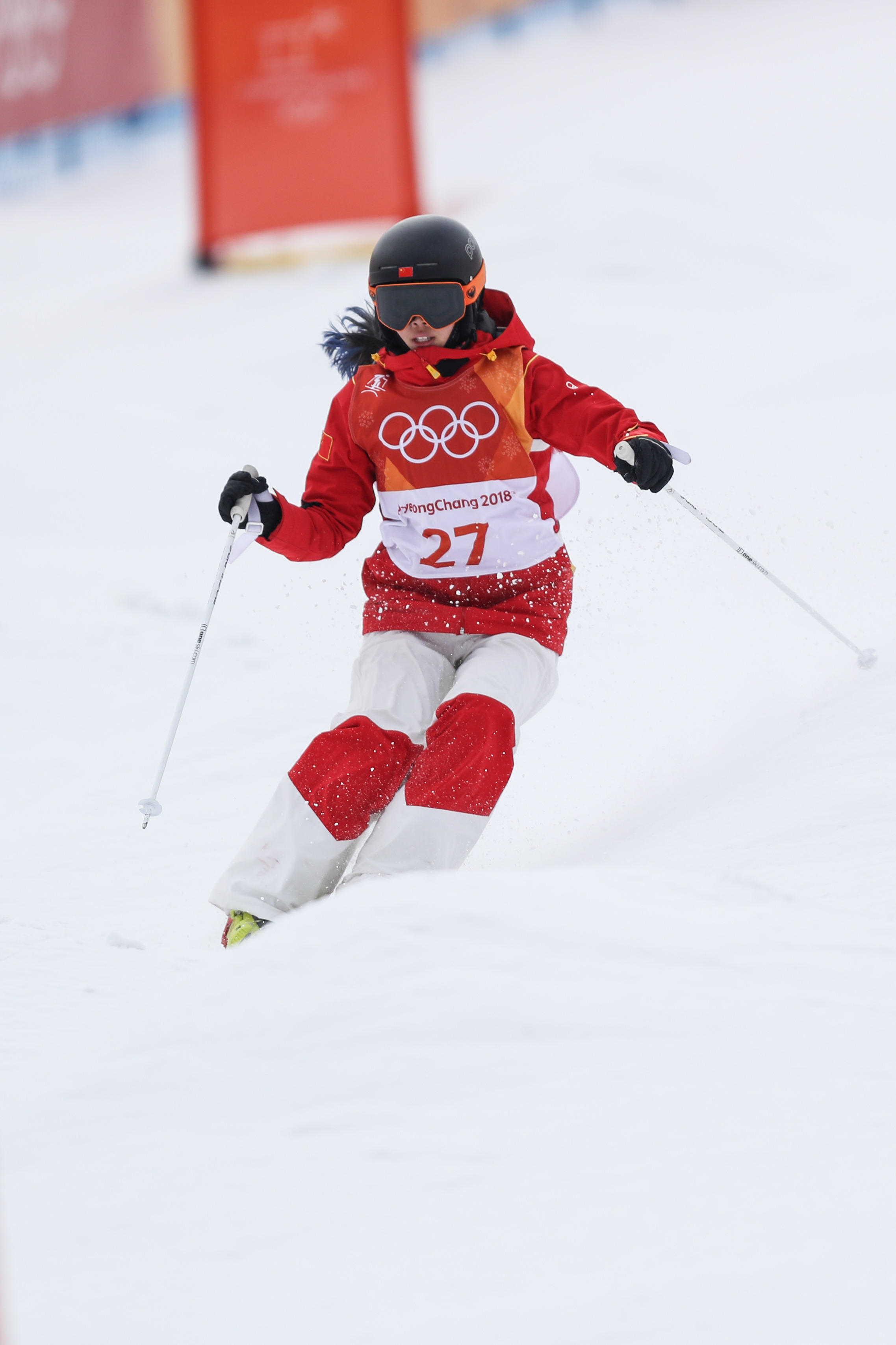 (冬奥会)(8)自由式滑雪女子雪上技巧资格赛赛况