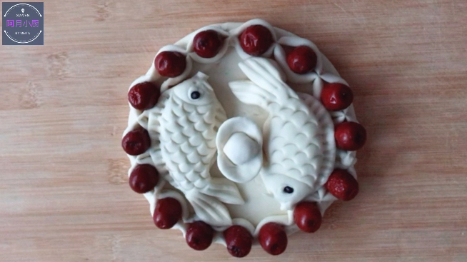 慢动作教你花馍的详细做法,寓意年年有余