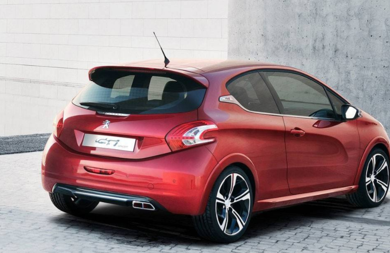 汽车:标致208 gti,采用了红色搭扣设计,实际是可爱和有趣的!