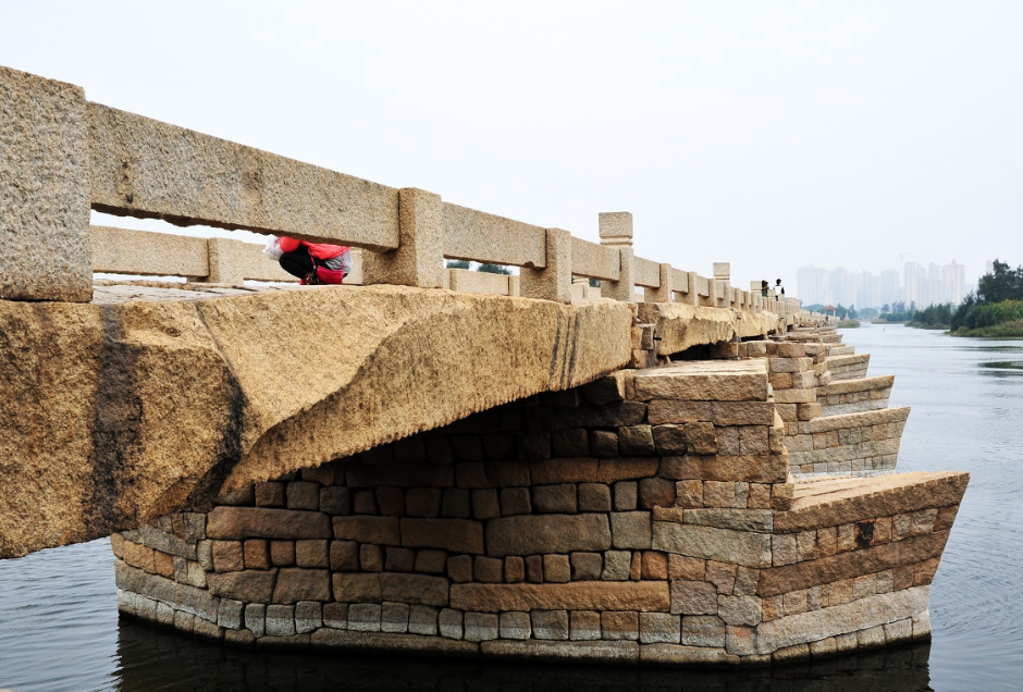 安平桥桥墩设计形式图片