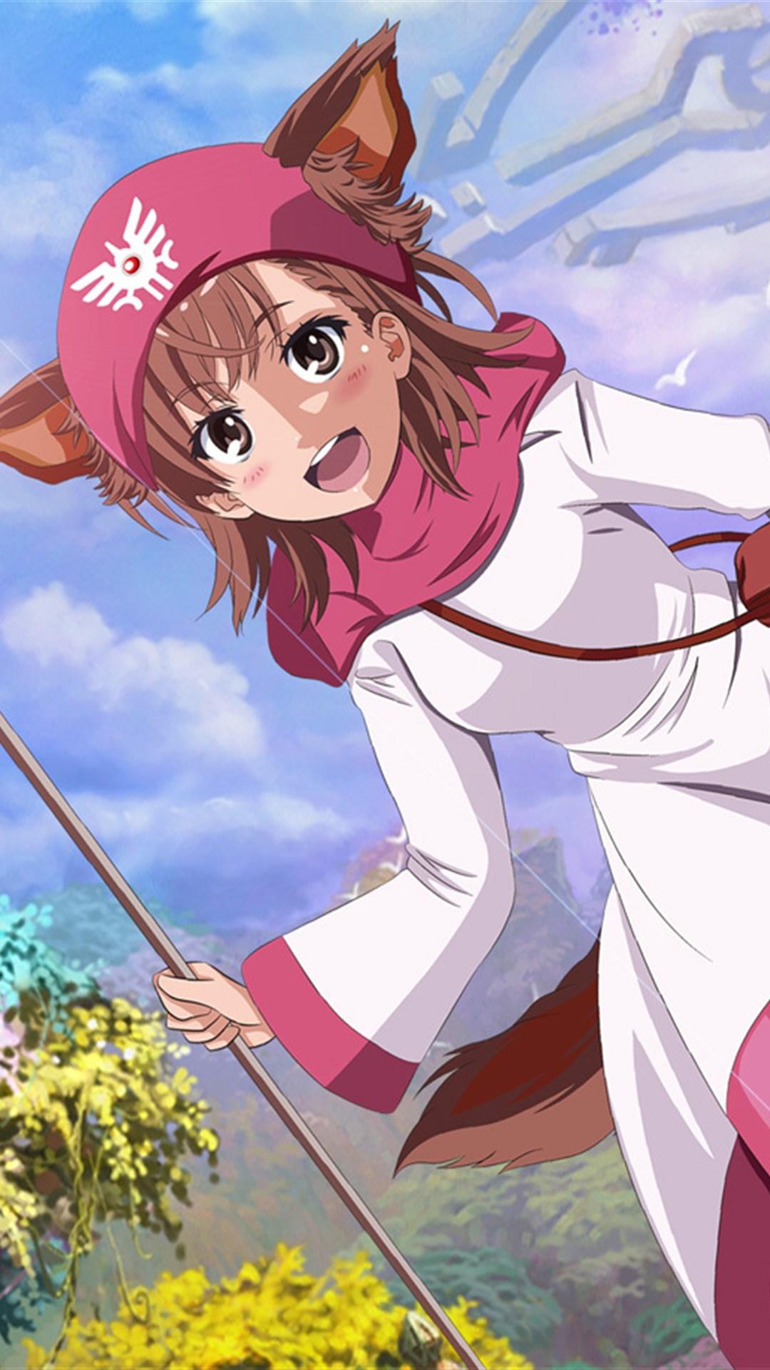 精美二次元手机壁纸:q萌小萝莉,伞下小姐姐,抱走不谢