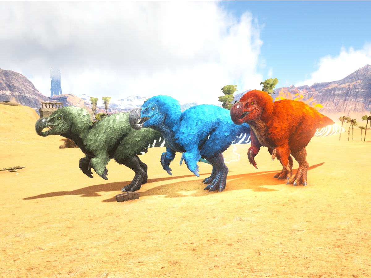 方舟:小剧毒渡渡霸王龙不是亲生的吧,和它兄弟的待遇差太多了