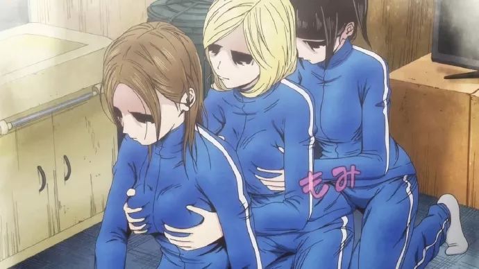 同性揉搓-巨胸妹子的烦恼图解