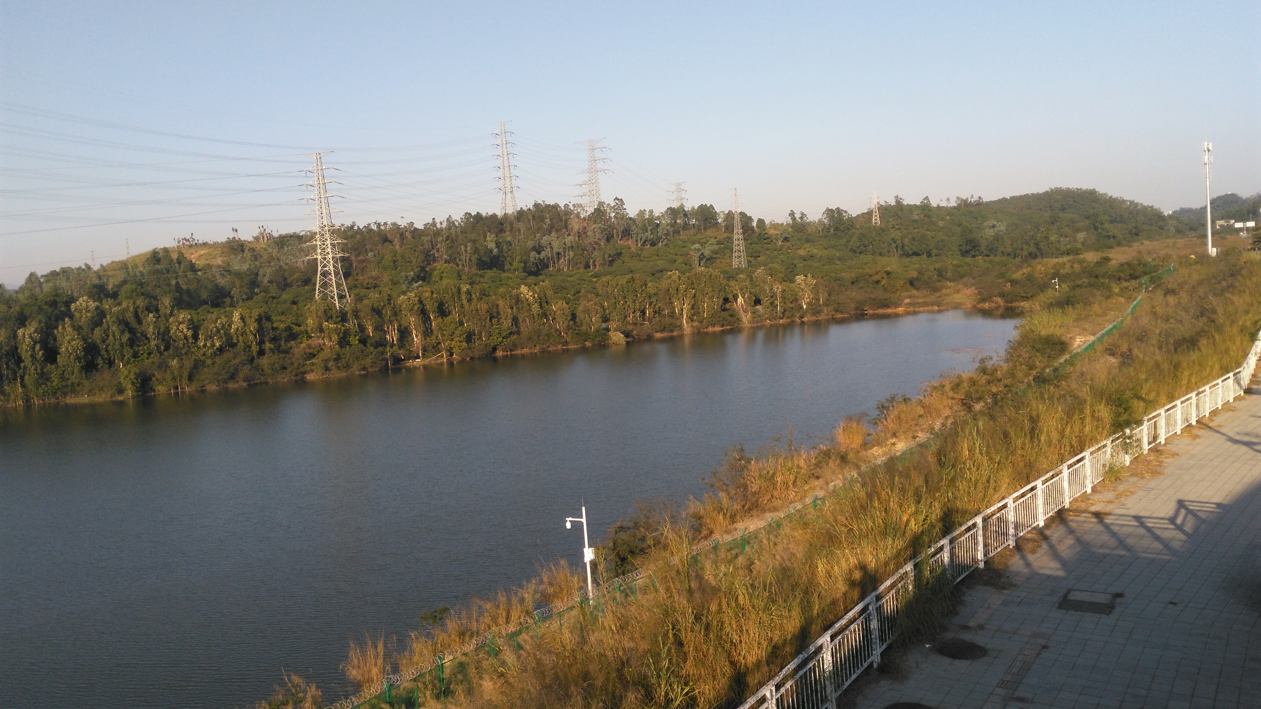 深圳坪山原来还藏着这样一个水库,名字叫三棵松