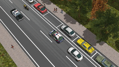 新手司机侧方停车 看着都着急