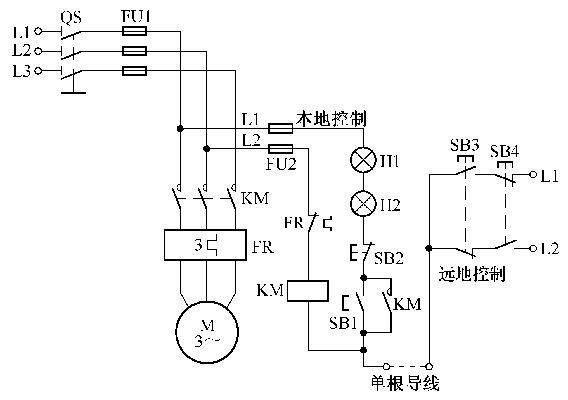 主令开关接线图图片