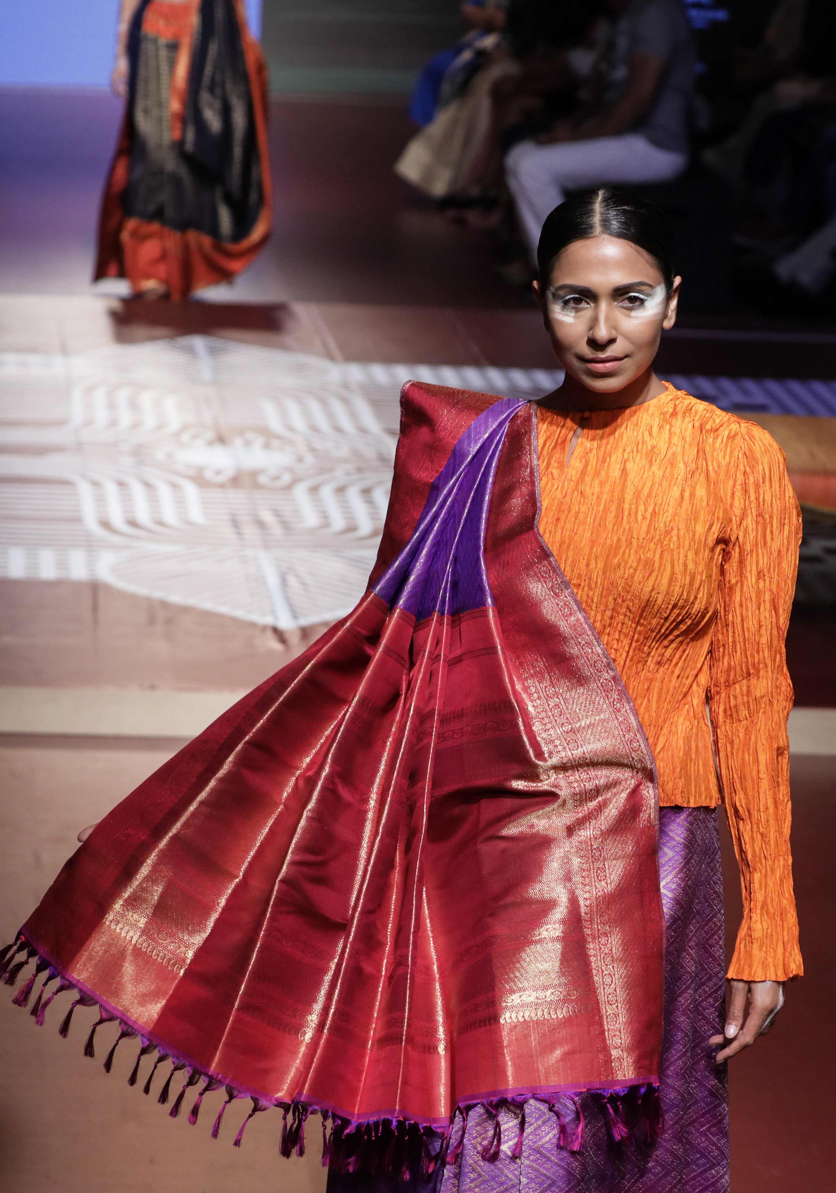 印度拉克美时装周——设计师苏尼塔·尚卡尔作品时装秀(9)