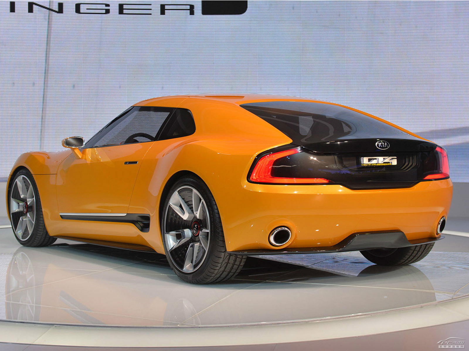 对起亚gt4stinger外观的鉴赏