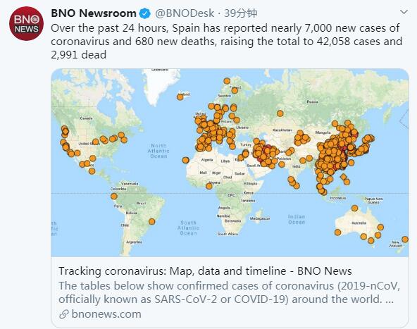 西班牙疫情最新消息图片