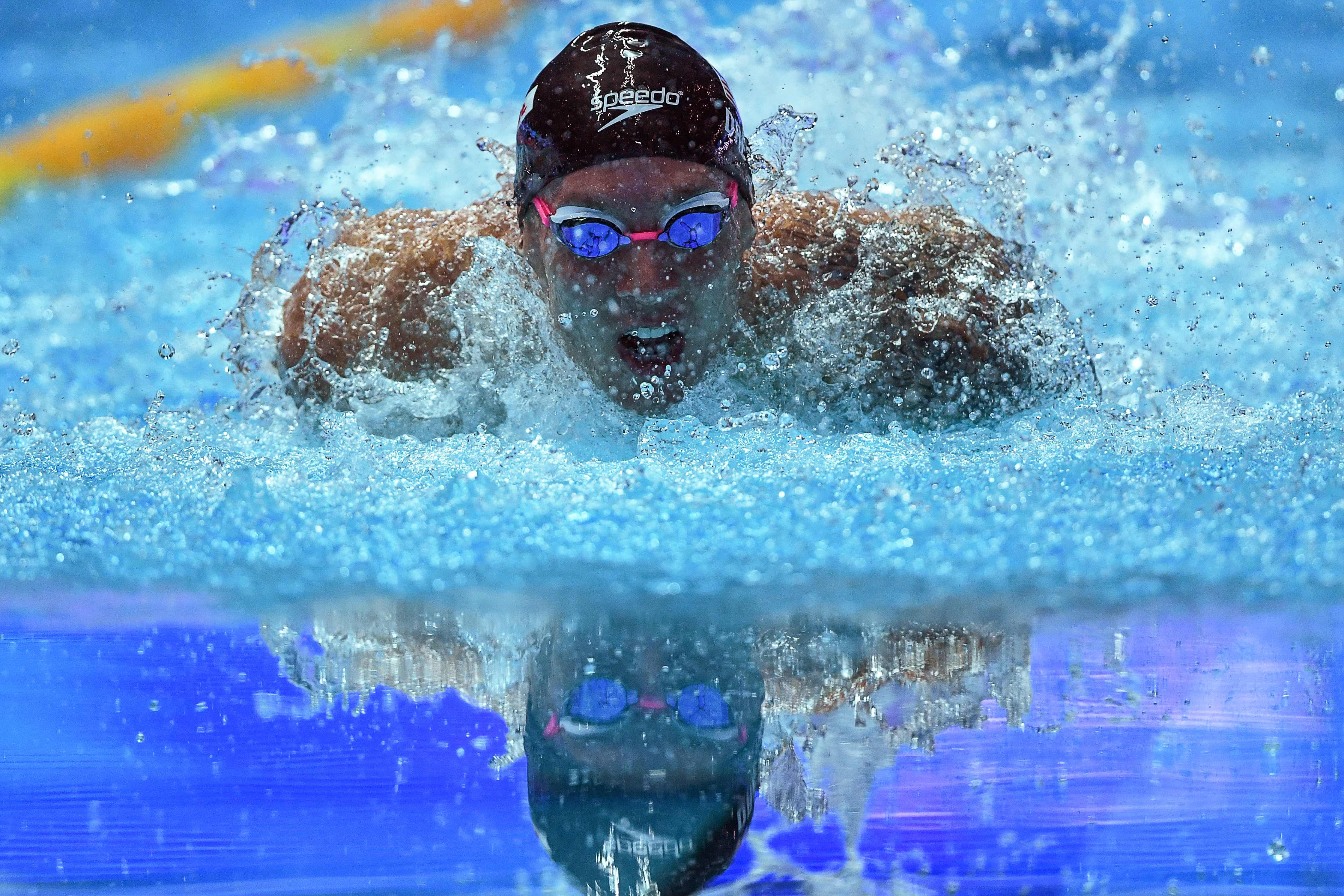 游泳——男子100米蝶泳:美国选手德雷赛尔夺冠(20)