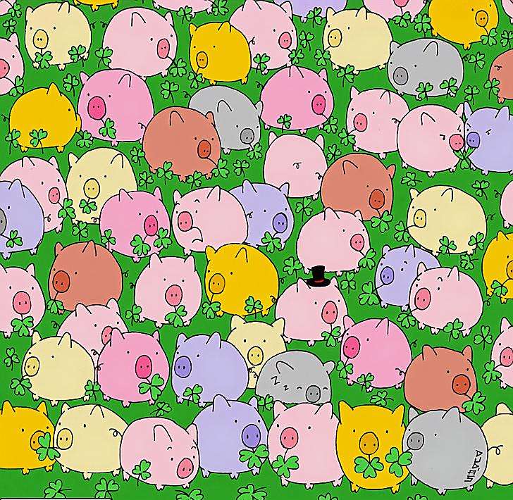 艺术家在他的插图中隐藏了一些东西,只有眼睛尖才能找到